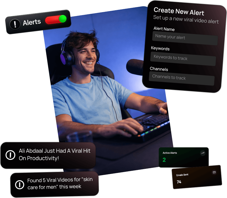 Alerts interface preview